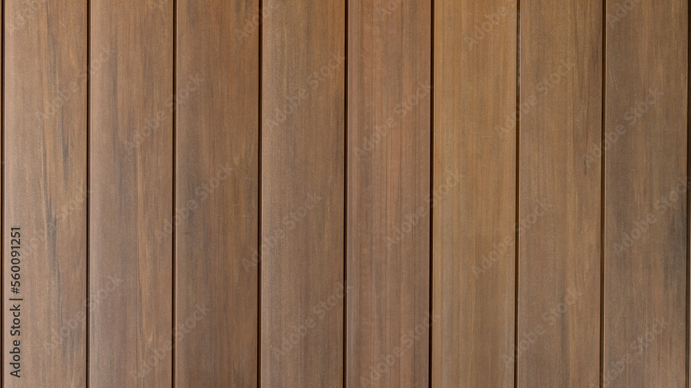 Fototapeta premium Texture of dark wood board use for background, The surface of the old brown wooden texture. Old grunge dark textured wood background.