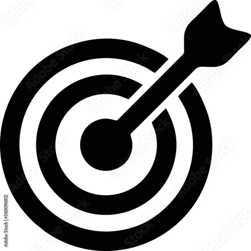 focus icon symbol in a white background, goal target icon symbol on the white background