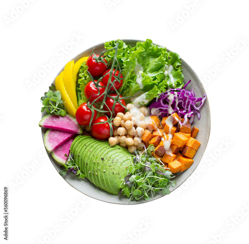 Fényképezés salad with vegetables
