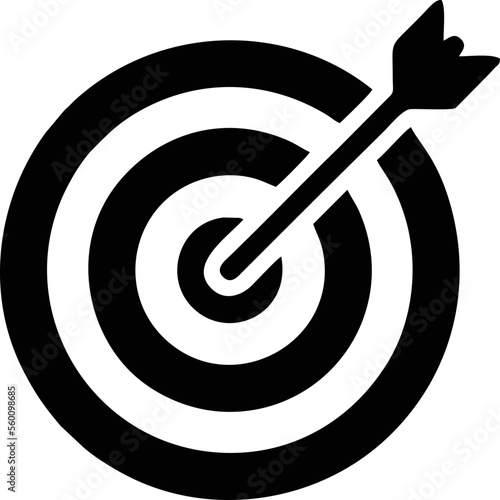 focus icon symbol in a white background, goal target icon symbol on the white background