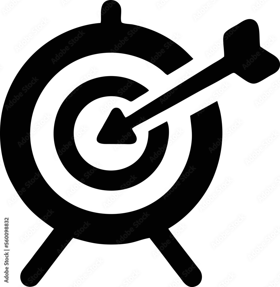 focus icon symbol in a white background, goal target icon symbol on the white background focus icon symbol in a white background, goal target icon symbol on the white background
