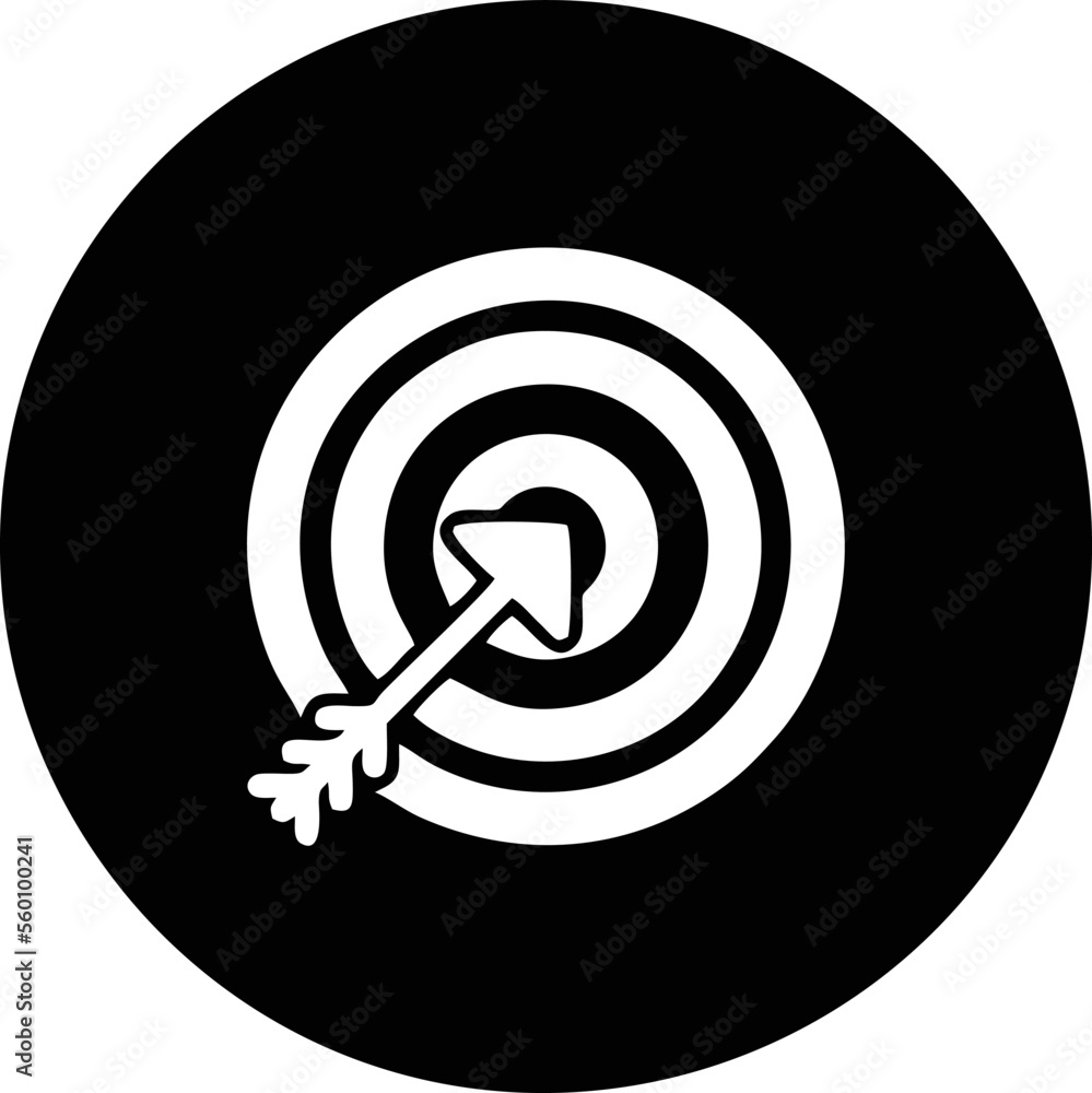 focus icon symbol in a white background, goal target icon symbol on the white background focus icon symbol in a white background, goal target icon symbol on the white background