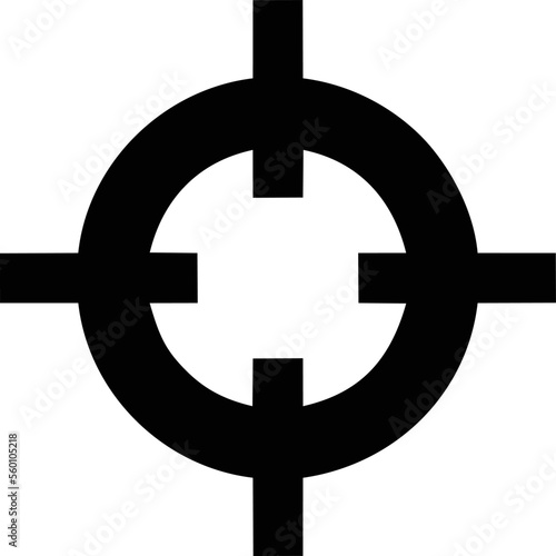 focus icon symbol in a white background, goal target icon symbol on the white background