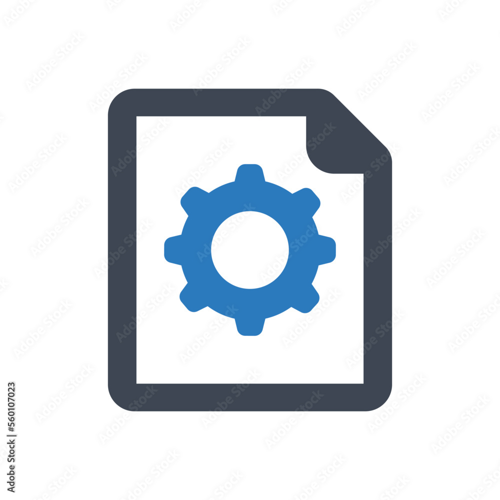 File Setting icon - vector illustration . File, Document, Setting, Format, Gear, Options, Page, Paper, Settings, Option, sheet, line, outline, icons . File Setting icon - vector illustration . File, Document, Setting, Format, Gear, Options, Page, Paper, Settings, Option, sheet, line, outline, icons .