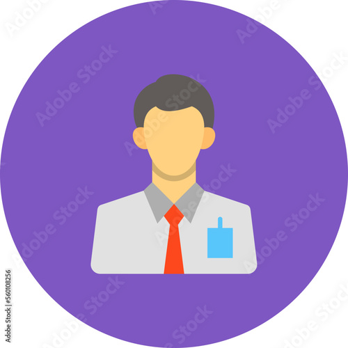 Wallpaper Mural Employee Multicolor Circle Flat Icon Torontodigital.ca