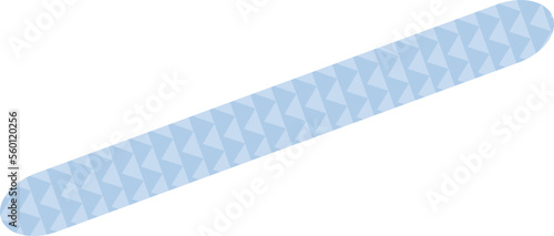 Nail file flat icon Manicure tool Beauty salon