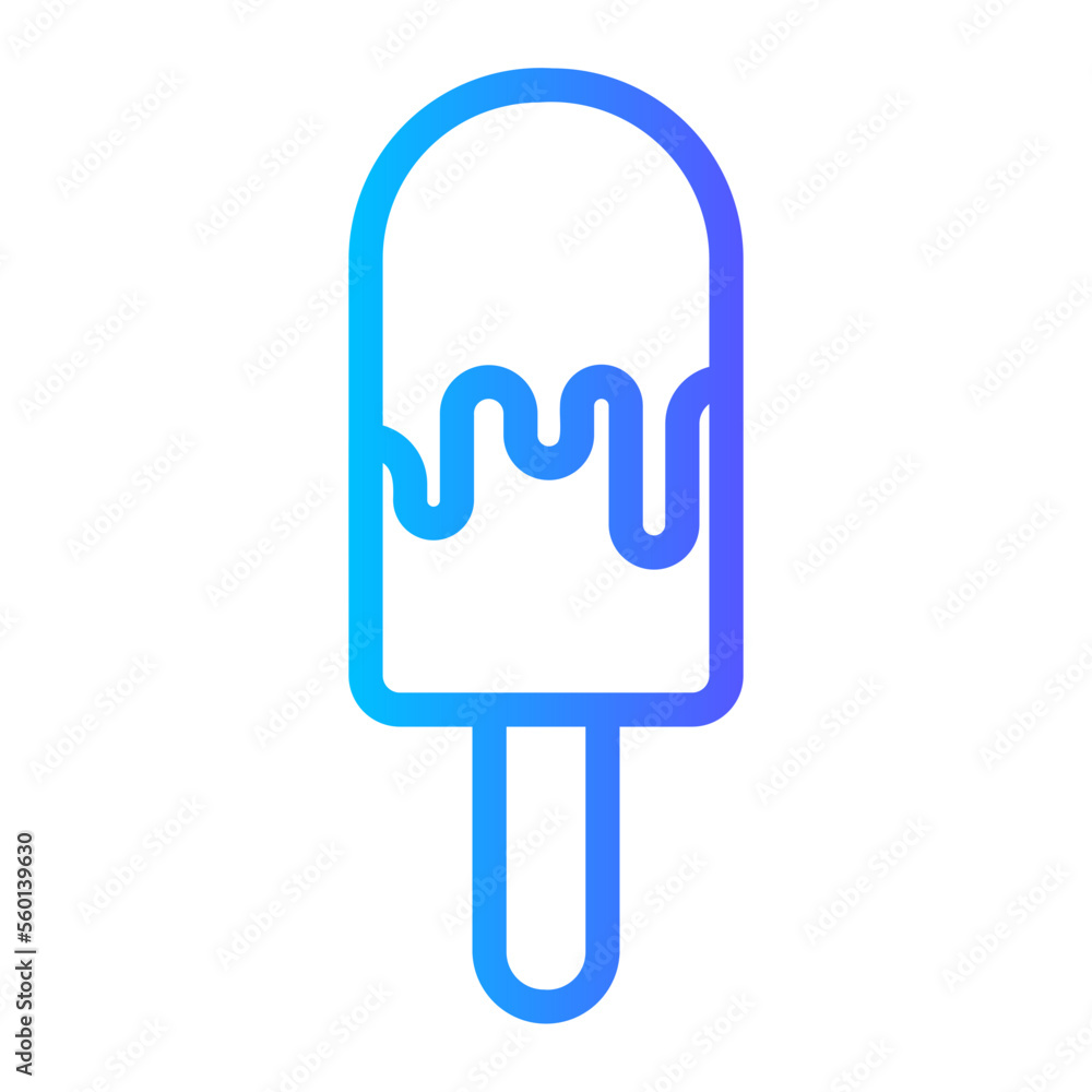 ice cream gradient icon ice cream gradient icon