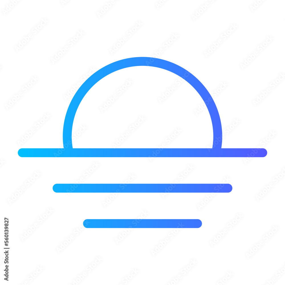 sunset gradient icon sunset gradient icon
