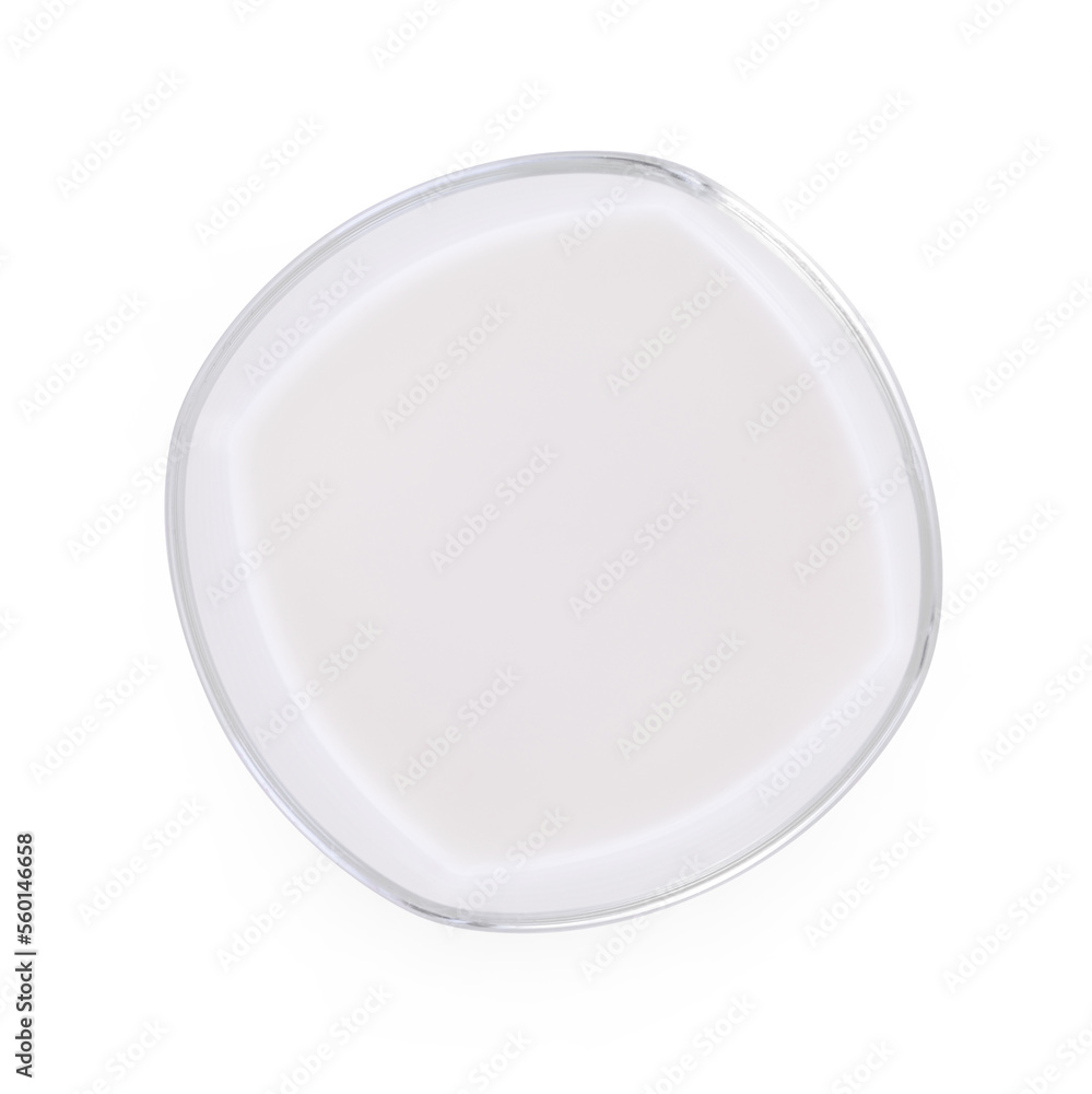 glass of milk on white background glass of milk on white background