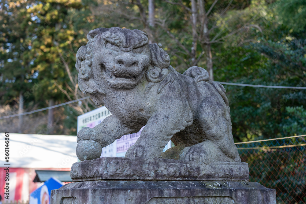 乃木神社の狛犬 那須塩原市