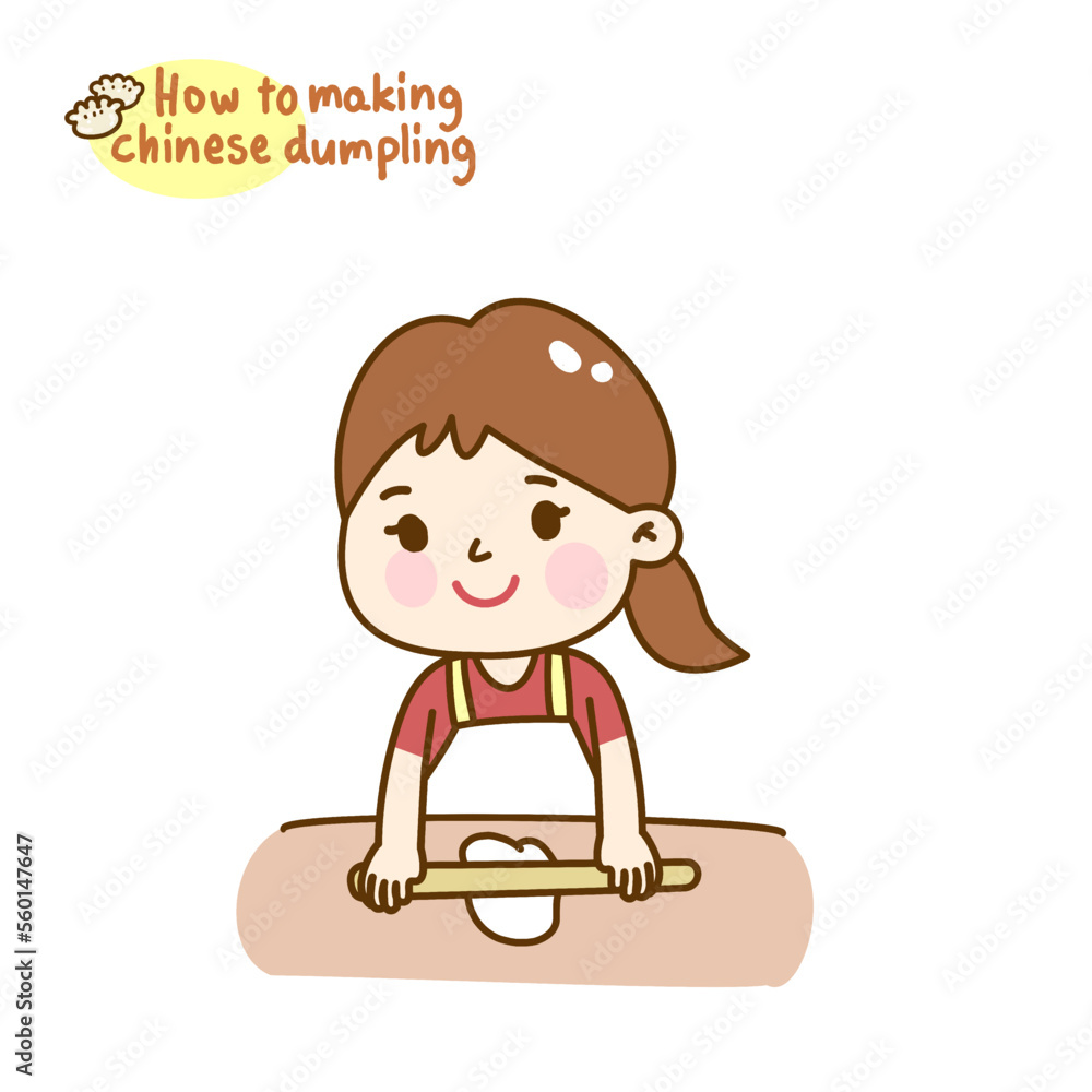 How to making Chinese dumpling.