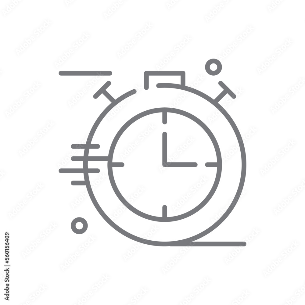 Quick Response Feedback icon with black outline style Quick Response Feedback icon with black outline style