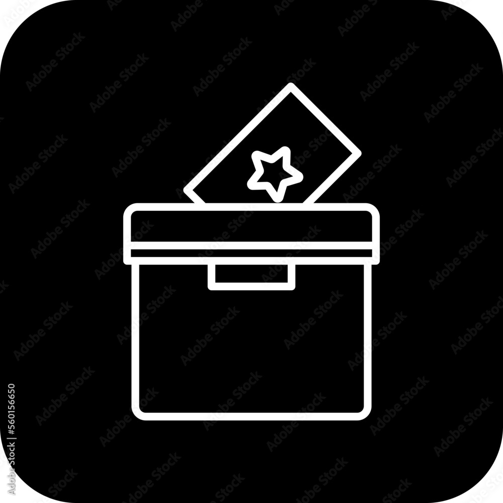 VOTING Feedback icons with black filled line style VOTING Feedback icons with black filled line style