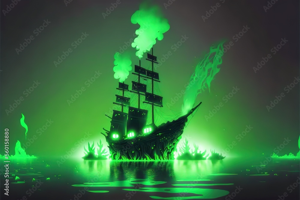The Green Ghost Ship
