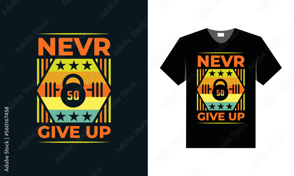 best retro typography t shirt design for gym and fitness lover. best retro typography t shirt design for gym and fitness lover.