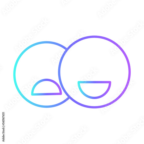 Feedback Feedback Icons with purple blue outline style. Thin line icon related to feedback, rating, testimonials, quick response, satisfaction and more. Simple web icon. Vector illustration