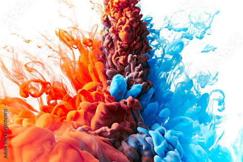 Abstract art liquid paint creative cover background