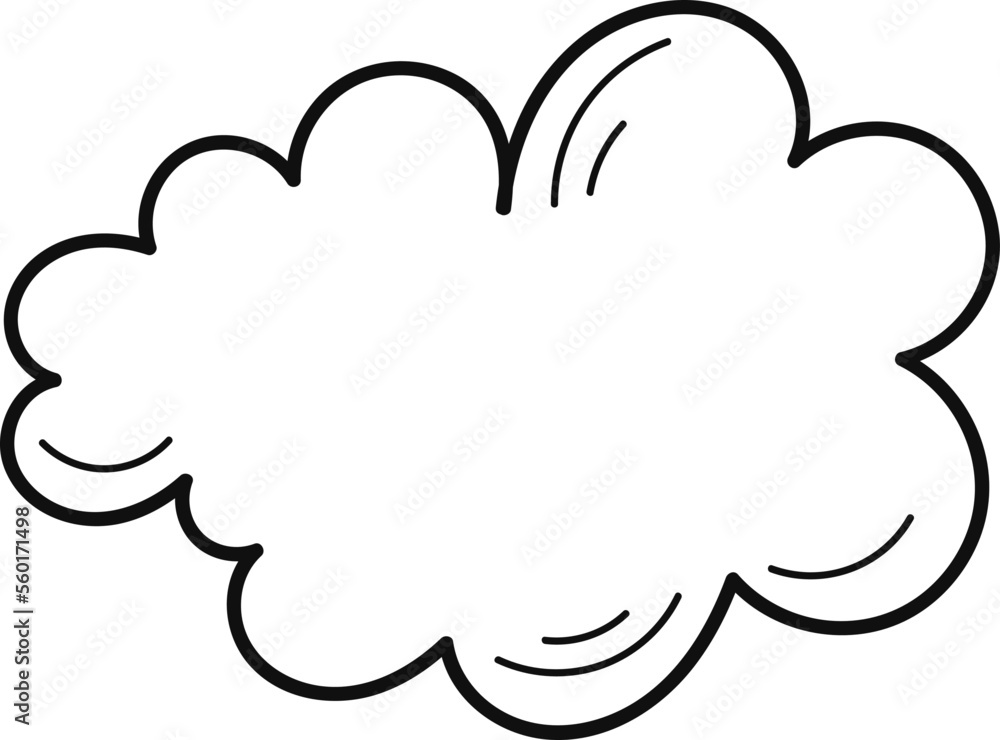 Cloud line icon Universe weather Cloud line icon Universe weather