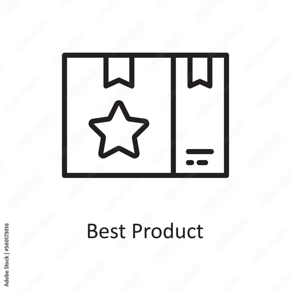 Best Product Vector Outline Icon Design illustration. Product Management Symbol on White background EPS 10 File Best Product Vector Outline Icon Design illustration. Product Management Symbol on White background EPS 10 File