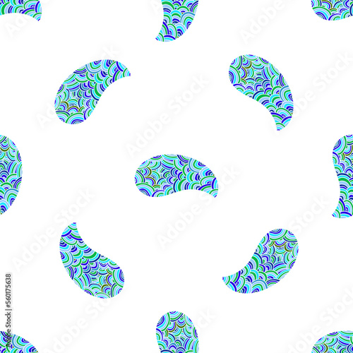 Vector seamless pattern. Modern abstract decorative texture for surface design. © pictures_for_you