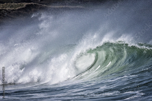 Barrel Wave Atlantic Ocean County Donegal Ireland