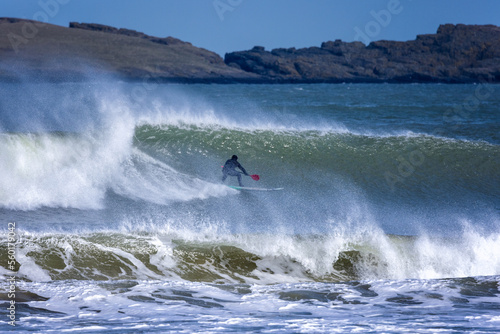 Canvas Print Paddle Board Surfing Causeway Coast Northern Ireland