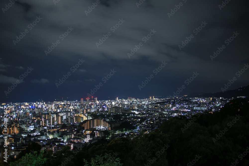 兵庫県神戸市　ビーナスブリッジからの夜景