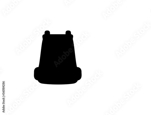 Tandoori icon. Simple style tandoori restaurant poster background symbol. Tandoori logo design element. Tandoori t-shirt printing. Vector for sticker.