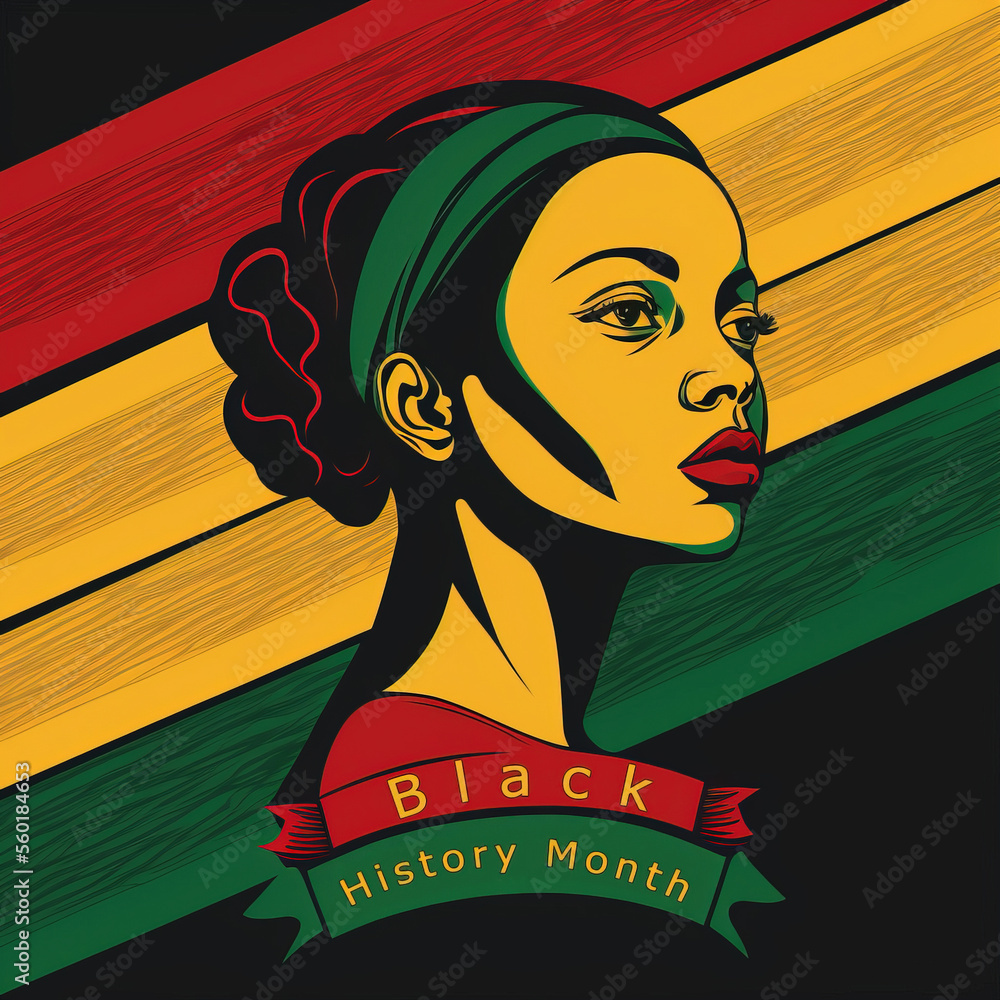 Black history month celebration African American People. Ai Generated ...