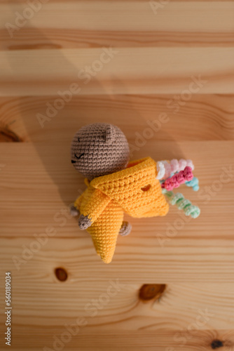 Handmade Knitted Teddy Bear Toy