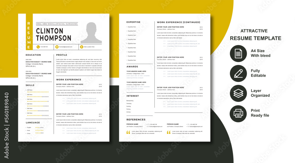 Clean Resume Template Boost Your Career
