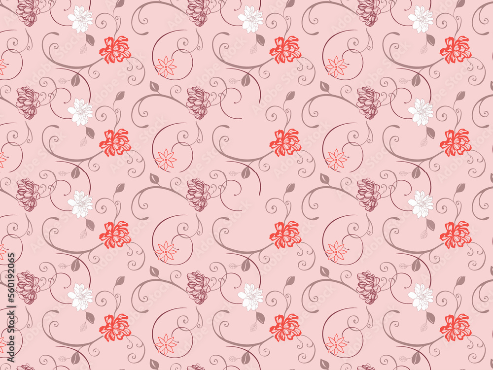 Digital And Textile Design Pattern