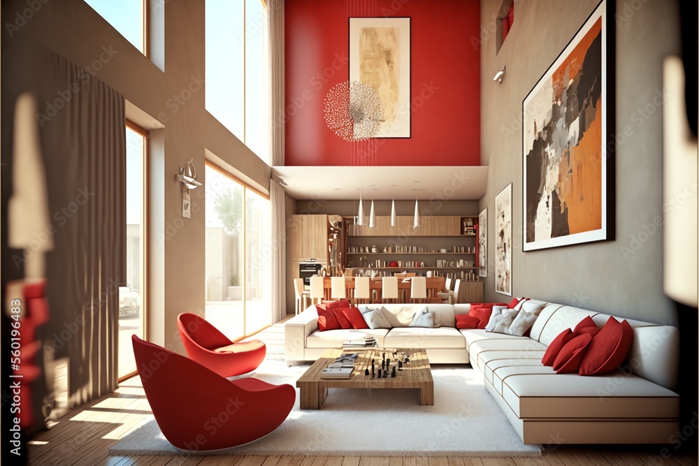 Crib in top living room