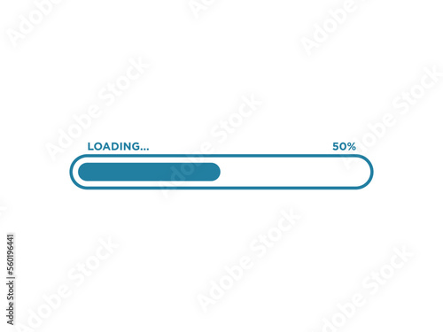 Loading Sign Icon Vector Template