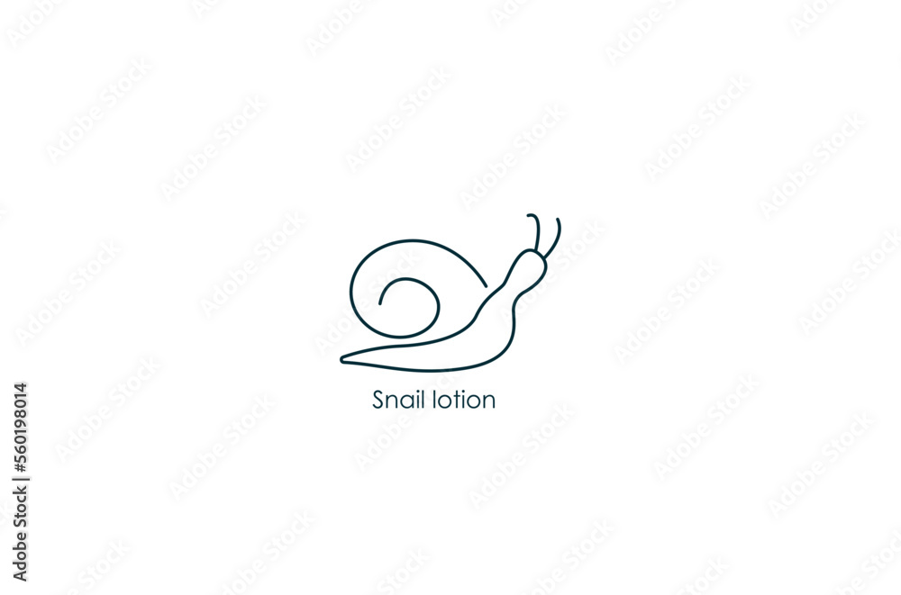 snail lotion icon vector illustration snail lotion icon vector illustration