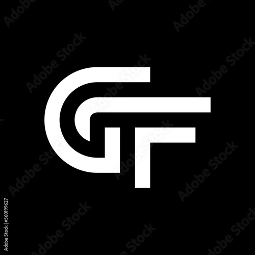 Letter GF creative monogram logo design