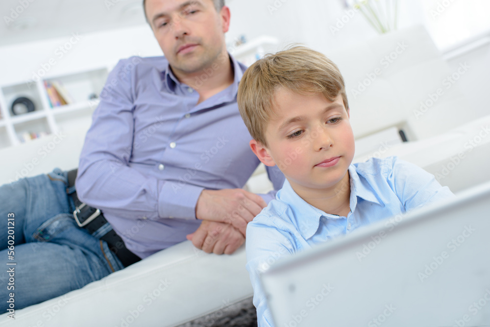 dad during the supervision of his kid dad during the supervision of his kid