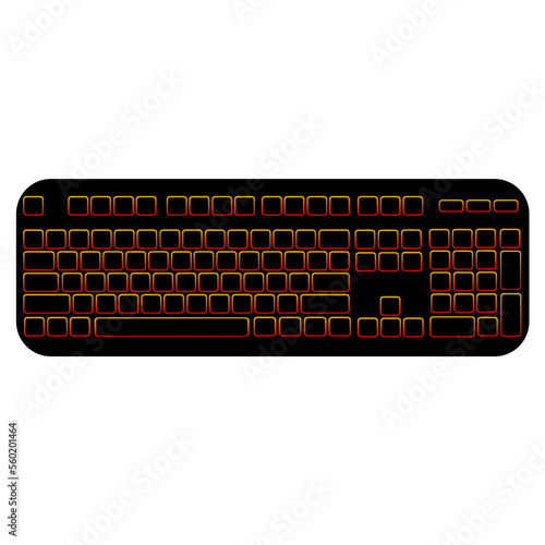 illustration of a keyboard