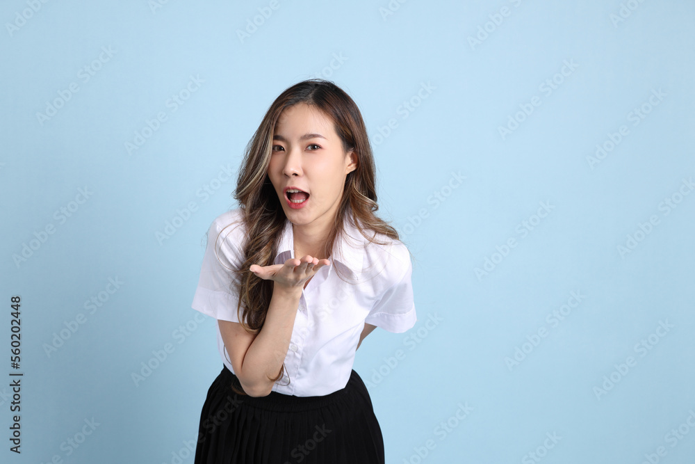 Girl in Student Uniform