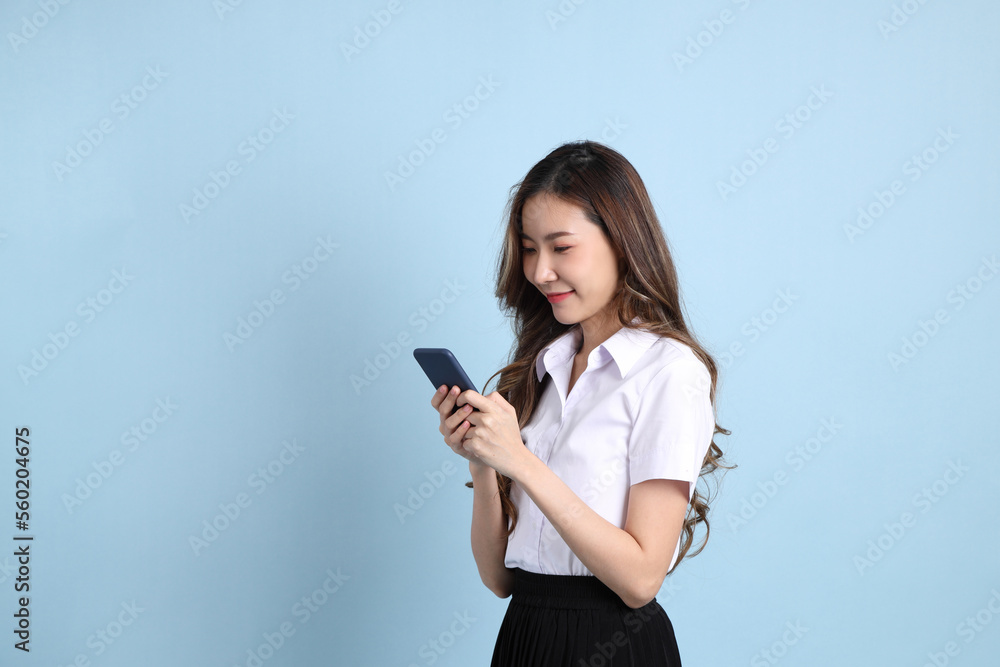 Girl in Student Uniform