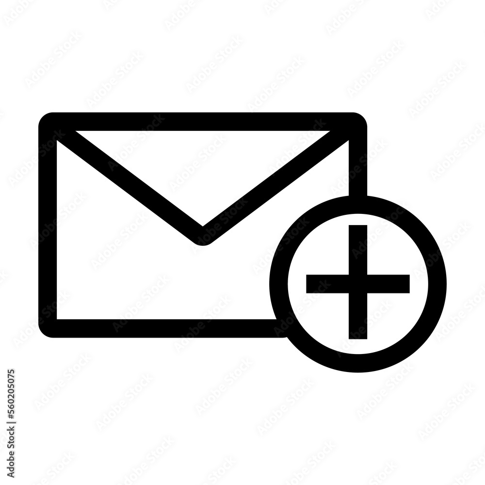 New letter icon line isolated on white background. Black flat thin icon on modern outline style. Linear symbol and editable stroke. Simple and pixel perfect stroke vector illustration New letter icon line isolated on white background. Black flat thin icon on modern outline style. Linear symbol and editable stroke. Simple and pixel perfect stroke vector illustration