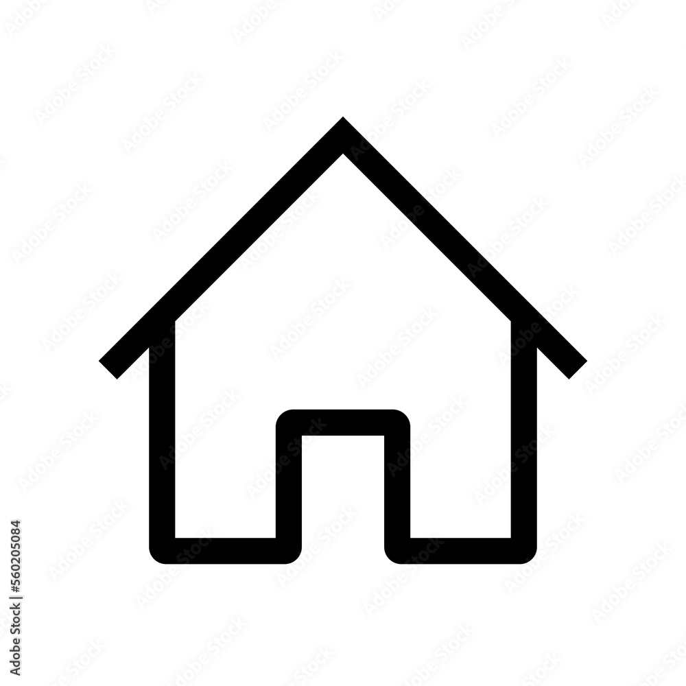 Home icon line isolated on white background. Black flat thin icon on modern outline style. Linear symbol and editable stroke. Simple and pixel perfect stroke vector illustration Home icon line isolated on white background. Black flat thin icon on modern outline style. Linear symbol and editable stroke. Simple and pixel perfect stroke vector illustration