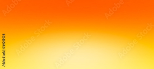 Colorful blend of Orange yellow Background, Modern panorama design suitable for Ads, Posters, Banners, and various creative design graphic works