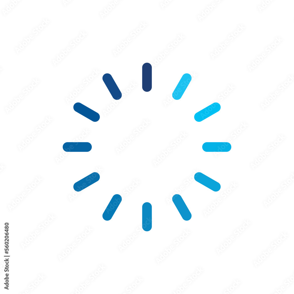 Loading Sign Icon Vector Template Loading Sign Icon Vector Template