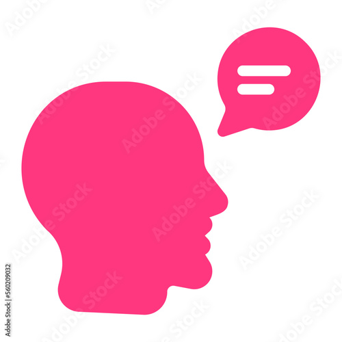 bilingual gradient icon