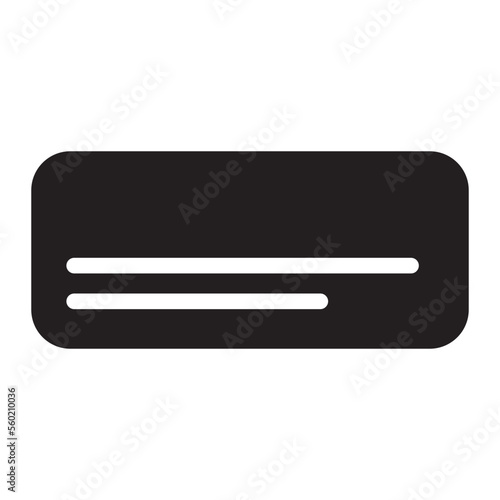 subtitles glyph icon