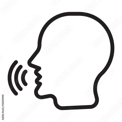 speaking line icon