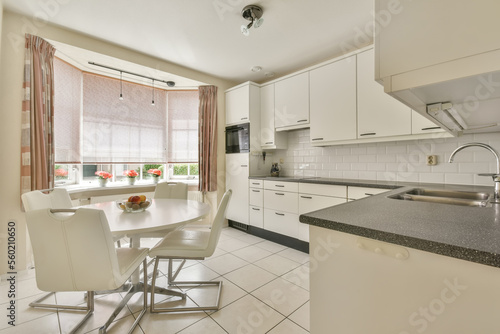 Wallpaper Mural Modern Home With Furniture next to a kitchen Torontodigital.ca