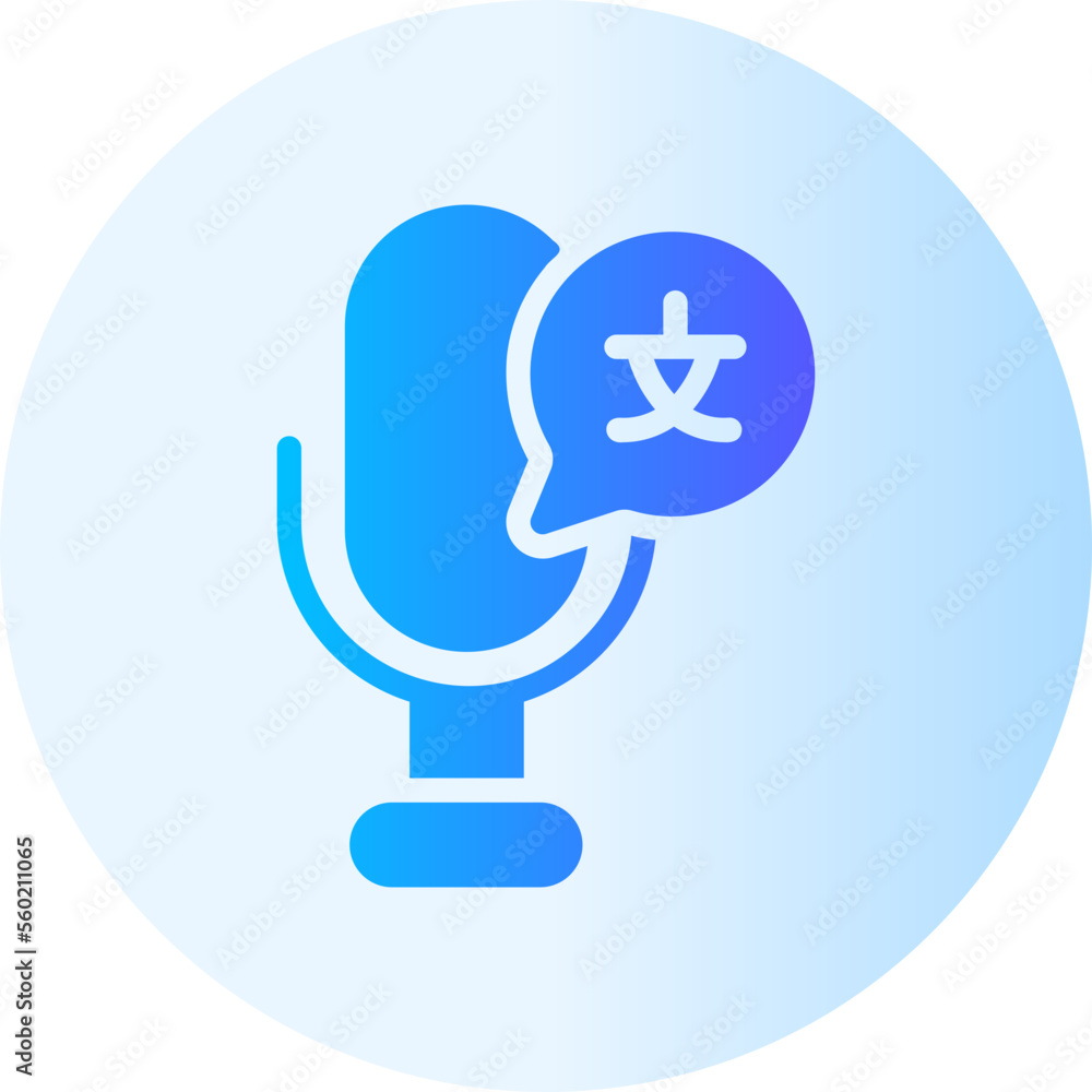 translation gradient icon translation gradient icon