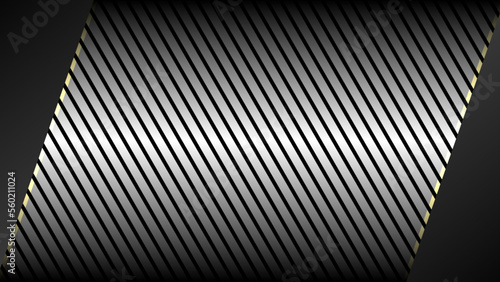 Abstract background gradient stripes black and white simple modern elegant premium vector